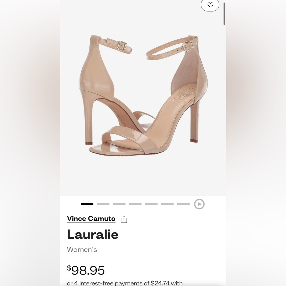 Vince Camuto “Lauralie” heel in bisque